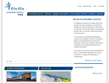 Tablet Screenshot of plataformalogistica.cl